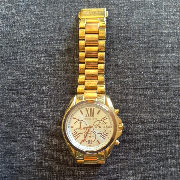 Michael Kors Accessories - Michael Kors Gold Chronograph Watch